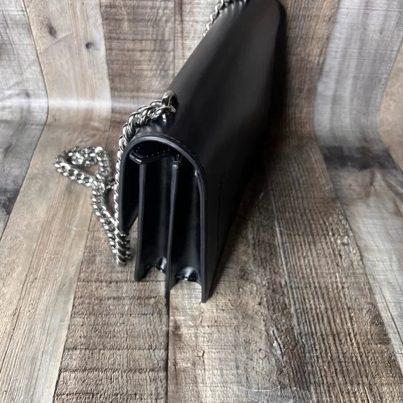 Pinko Black Chain Strap Women Crossbody Bag - Picture 9 of 15